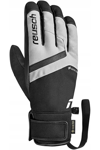 Reusch Mănuși de schi Booster GORE-TEX Negru/Alb