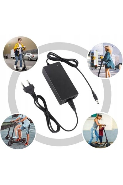 NO BRAND Încărcător cu cablu de alimentare pentru trotinetă electrică 230V AC...