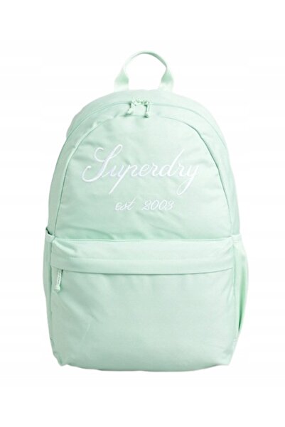 SUPERDRY Rucsac școlar urban pentru tineri ESSENTIAL MONTANA TENDER GREENS