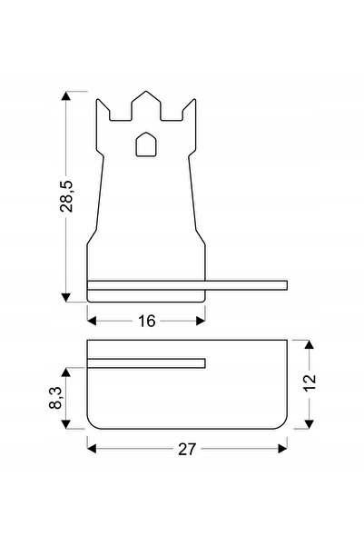 NO BRAND Lampă turn, aplică de perete, 4W LED, 4000K, IQ KIDS, cu cablu ÎNCHI...