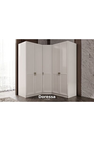 Doressa Living Lavita 5 Kapılı Köşe Gardırop
