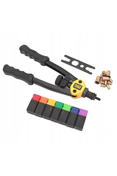 NO BRAND Set de nitovitoare cu două mâini pentru nituri cu cap de șurub M3-M12