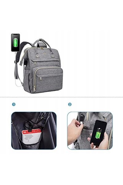 NO BRAND LOVEVOOK Rucsac urban pentru laptop, pentru femei, 15.6, cu USB univ...