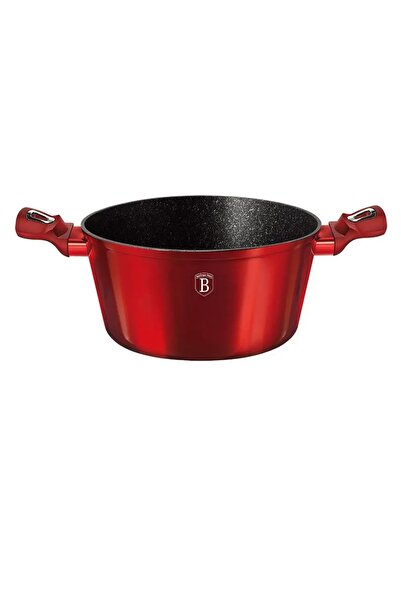 Berlinger Haus Vas tradițional cu capac 4,1L Burgundy Metallic Line BH-1257N