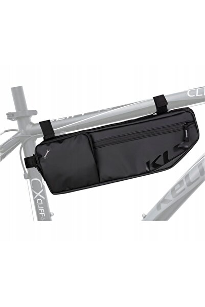 NO BRAND Geantă de bicicletă pentru cadru Kellys Maya, 2,8 l, negru, 2,8 l
