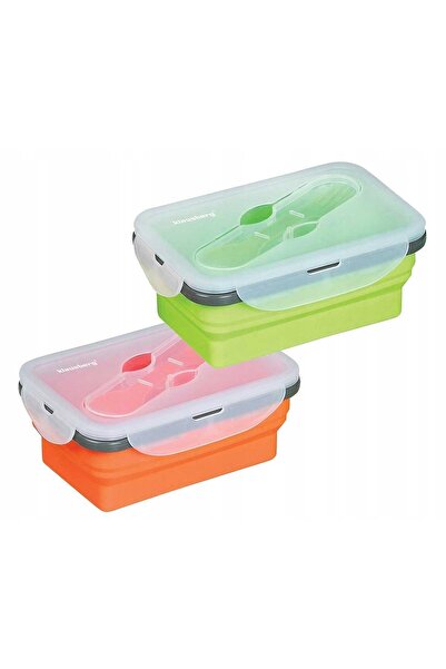 Klausberg Container. cutie de prânz. silicon. culori diverse 400ml