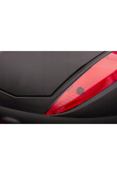 Moretti Geantă pentru cască scuter motocicletă 30L reflector roșu