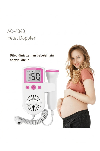 HAYAT MEDİKAL 17 FETAL DOPPLER PROFESYONEL OKSIMETRE AC 4040