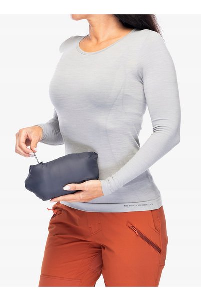 Patagonia Vestă de puf pentru femei - albastru smolder S