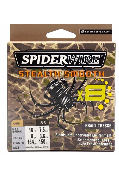 NO BRAND SPIDERWIRE STEALTH SMOOTH X8 PE-0,09mm Fir împletit