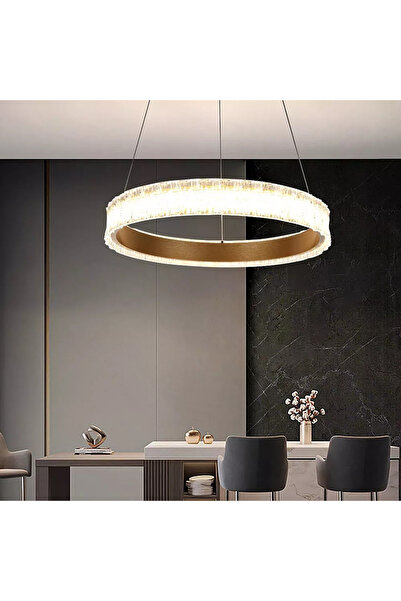 Generic Brand Modern Gold Pendant Lamp, Light Color, 3 Lights, 48W, Diameter ...