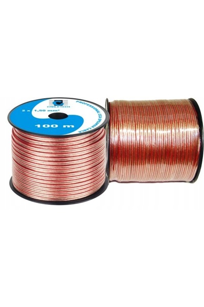 Cabletech Cablu de boxe 100m 2x1.5mm CCA Solid HQ