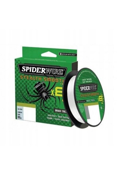 NO BRAND Plecionka Spiderwire Stealth Smooth 8x8 0.23mm |   alb / 300m