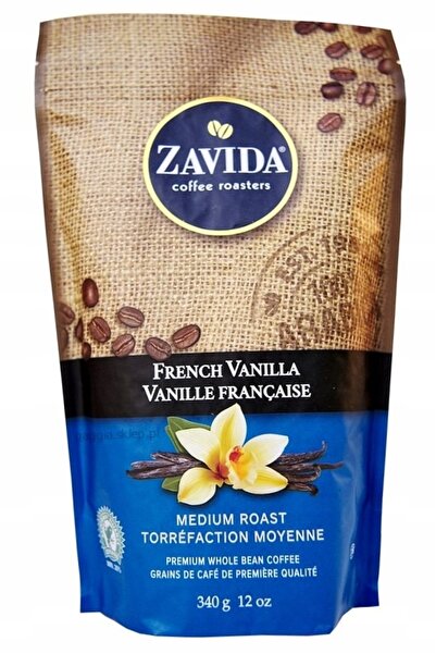 NO BRAND Boabe de cafea aromate Zavida French Vanilla 340g