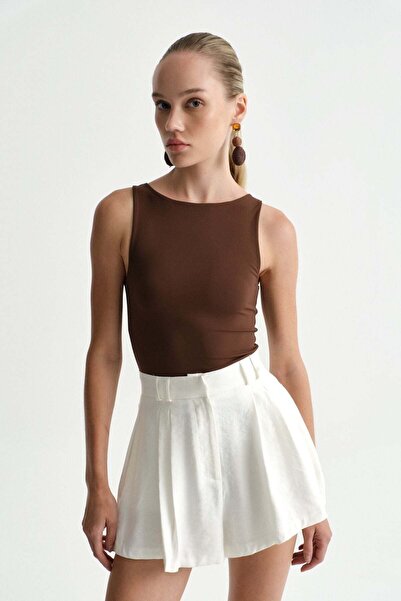 Açelya Okcu Premium Darcy Halter Yaka Bodysuit