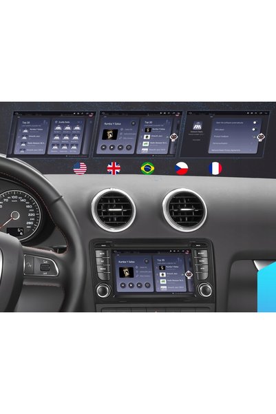 NO BRAND Radio auto 4GB pentru AUDI A3 8P GPS ANDROID CARPLAY WIFI USB NAVIGAȚIE