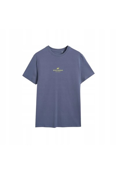 4F Tricou bărbătesc din denim M2961 4FWAW25TTSHM2961 32S MĂRIMEA M