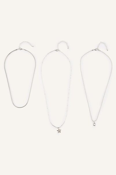 DeFacto Women's 3-Piece Necklace H1740Axns