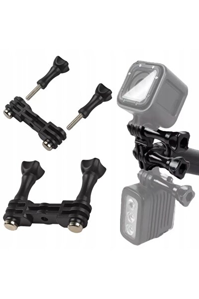 NO BRAND Suport, articulație, braț, adaptor dublu, pivot pentru camere GoPro,...