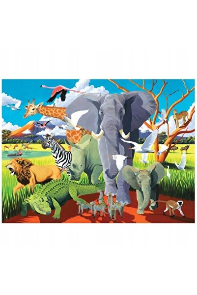 NO BRAND Crocodile Creek: puzzle safari 500 piese.