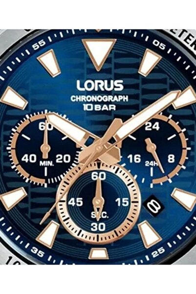 Lorus Ceas sport pentru tineret RT359KX9 Cronograf cu dată WR100 cu curea