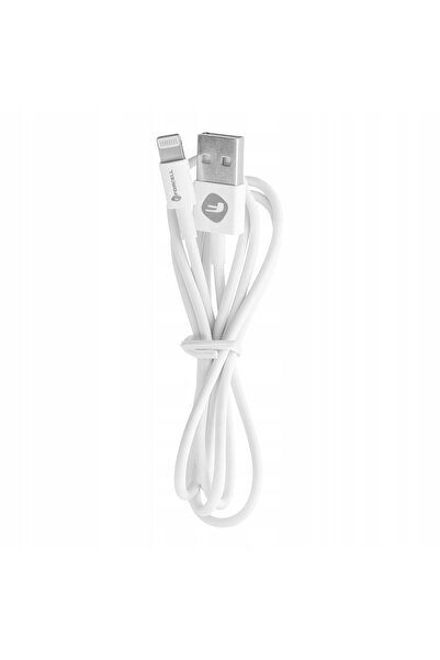 NO BRAND Cablu USB-Lightning Forcell, 1 m, 1 A, TPE, alb, pentru iPhone, iPad...
