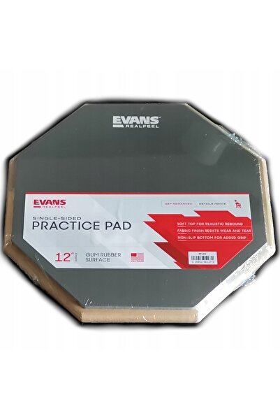 NO BRAND RF12G – pad de baterie pentru exerciții, 12'', cauciuc pe lemn, Evans