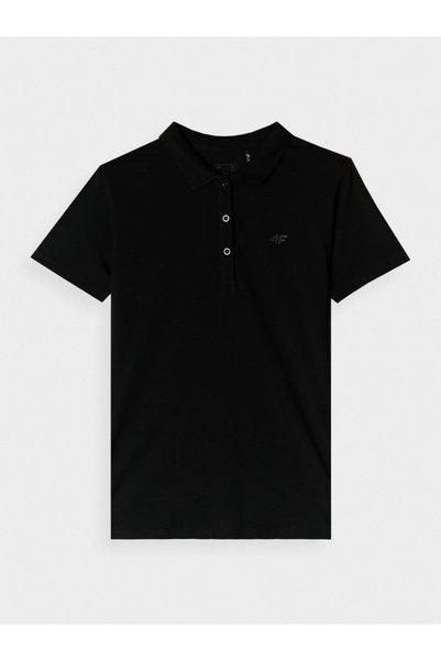 4F Tricou polo de damă F514 negru intens mărimea 2XL