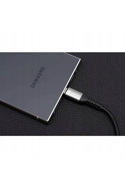 Forcell Cablu USB-C - USB-C 100W F-Energy QC4.0 Cafule 0,5 m negru
