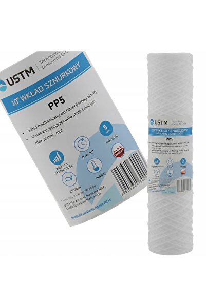 NO BRAND 10x Cartuș filtru de apă cu fir înfășurat UST-M PP5M 10 " pentru fil...