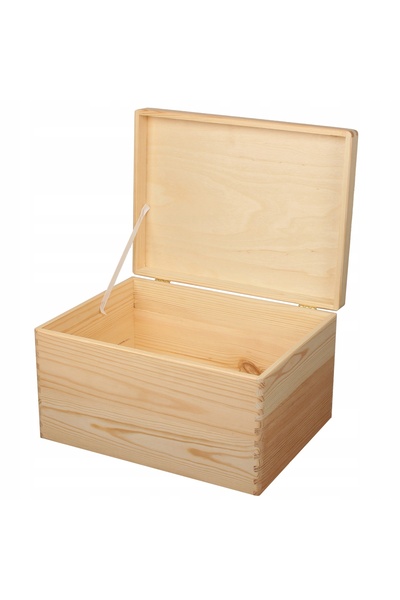 NO BRAND Cufăr Cutie din lemn Container 40x30x22 Cadou