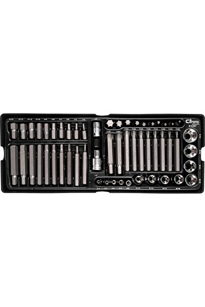 richmann Set de biți BITO HEX H4-H14, TORX T20-T70 și TORX E4-E24, Oțel S2, 5...