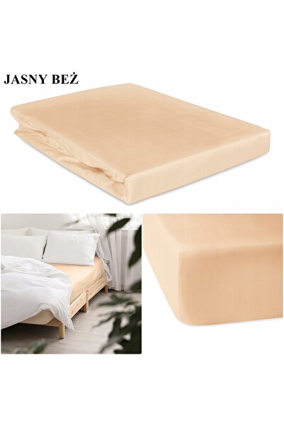 NO BRAND Cearșaf din satin cu elastic 160x200, BUMBAC moale 100% – gamă variată