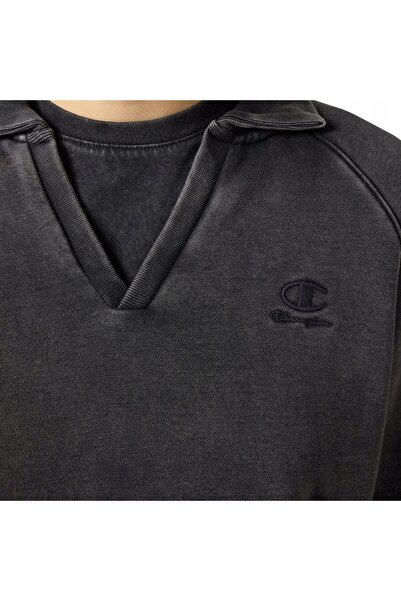 Champion Bluză cu guler polo gri de damă 118366 KK001 MĂRIME XS