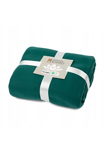 NO BRAND Pătură de yoga Bodhi Asana 200 cm - Verde sticlă