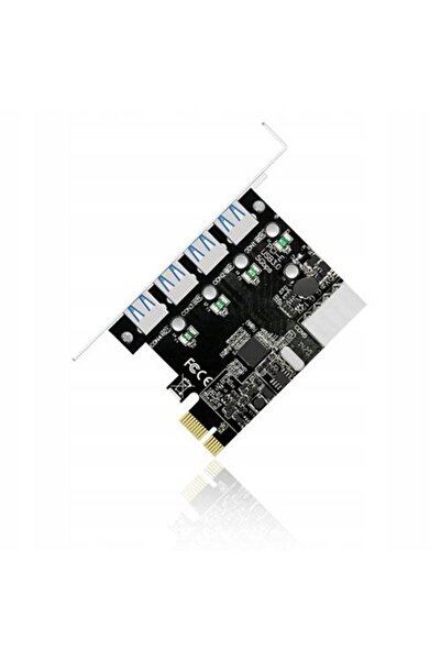 NO BRAND PLACĂ PCI-EXPRESS CU 4 PORȚI USB 3.0