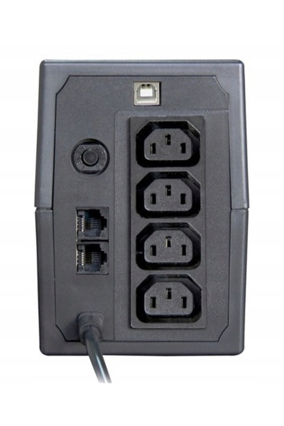 Orvaldi UPS i650 LCD USB (4xIEC) sursă de alimentare de urgență liniar-intera...