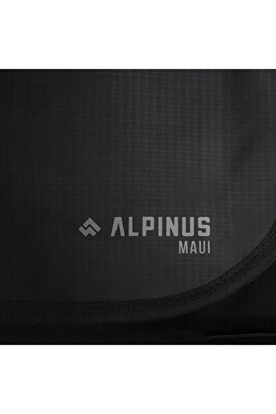 Alpinus Rucsac sport Maui 30L impermeabil negru pentru barcă și caiac