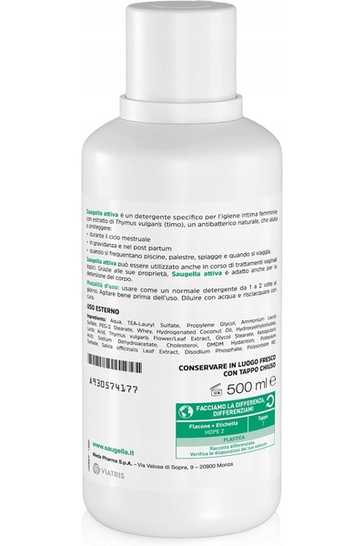 NO BRAND SAUGELLA lichid pentru igienă intimă feminină 500 ml
