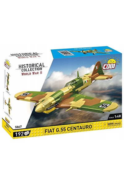 COBI Blocuri 5867 Avion de luptă Fiat G.55 Centauro HC Al Doilea Război Mondi...