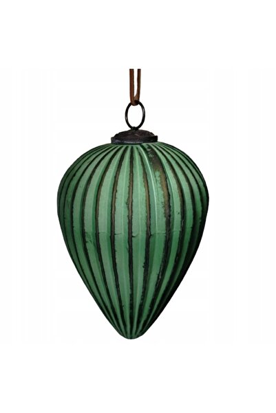 NO BRAND Ornamente pentru bradul de Crăciun, din sticlă verde, cadou decorati...