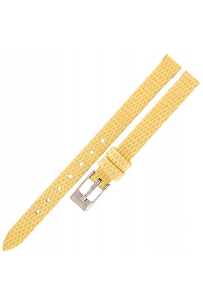 NO BRAND TEKLA J3E - 08mm - Lizard - GALBEN - Curea de ceas din piele