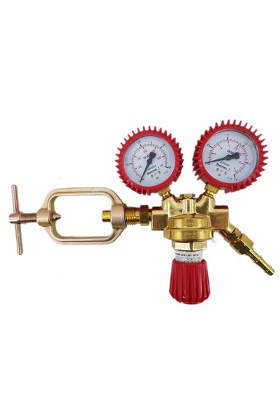 Sherman Regulator de acetilenă cu valvă, din alamă, de precizie
