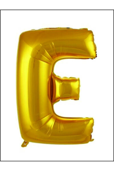 E- HARF 40 İNC GOLD RENK BALON 100 CM