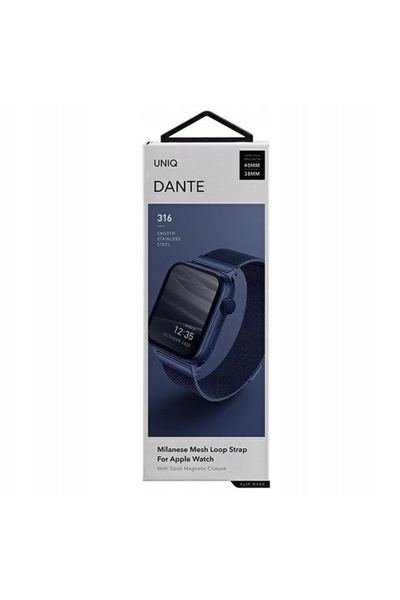 uniq Curea Dante Apple Watch Seria 1/2/3/4/5/6/7/8/9/SE/SE2/SE3 38/40/41mm
