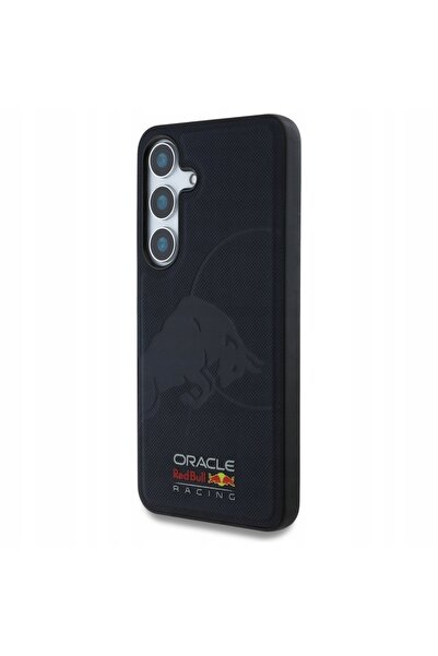 Red Bull Husă din piele, perforată, cu model taur în relief, MagSafe, pentru ...