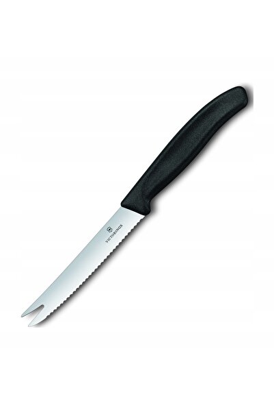 Victorinox Cuțit lung pentru brânză și cârnați 110/219 mm - negru