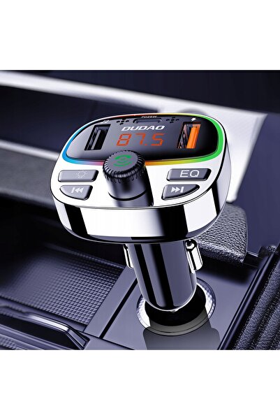 DUDAO R2PRO+ Transmițător auto cu porturi de încărcare PD 25W Bluetooth 5.3 RGB