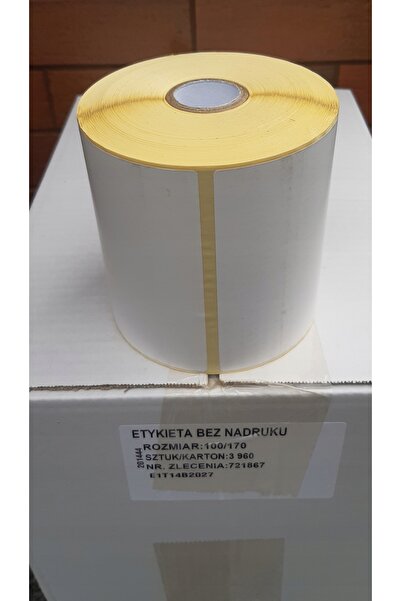 NO BRAND Etichetă autoadezivă dalpo 100x170 mm, hârtie pe bandă, 330 bucăți