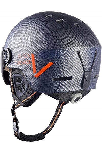 NO BRAND SÖLDEN S 51-54 CM NEGRU CREVICE CĂȘTĂ DE SCHI ȘI SNOWBOARD CU VIZOR
